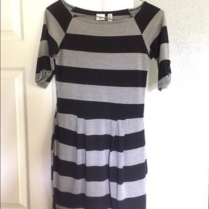 Black and Grey Dress with pockets